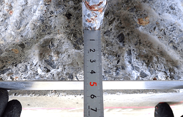 配筋探査 / かぶり厚